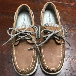 Sperry Top Sider Wm Sz 5.5 Leather Boat Shoes